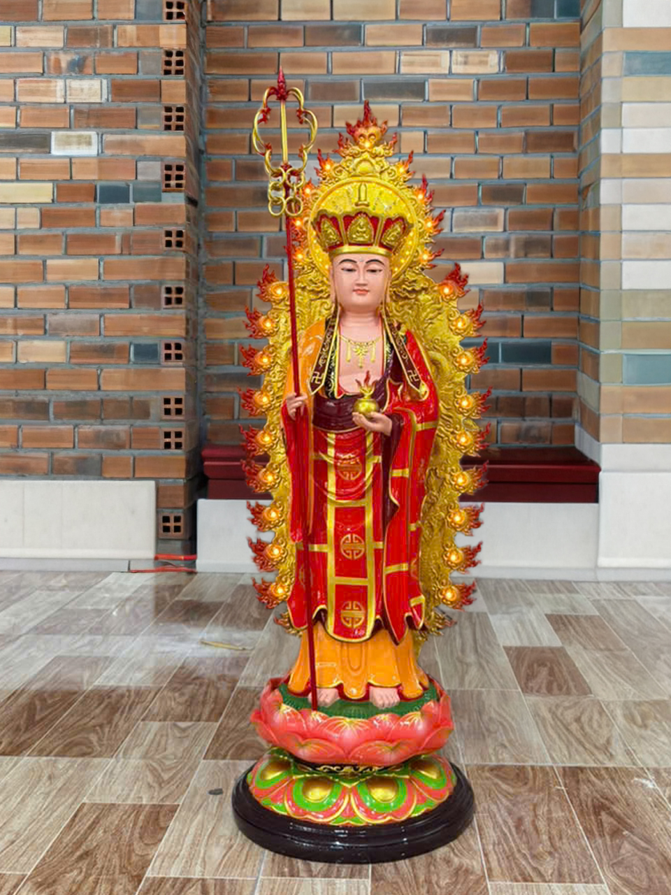 Tôn tượng Địa Tạng, cao 80cm